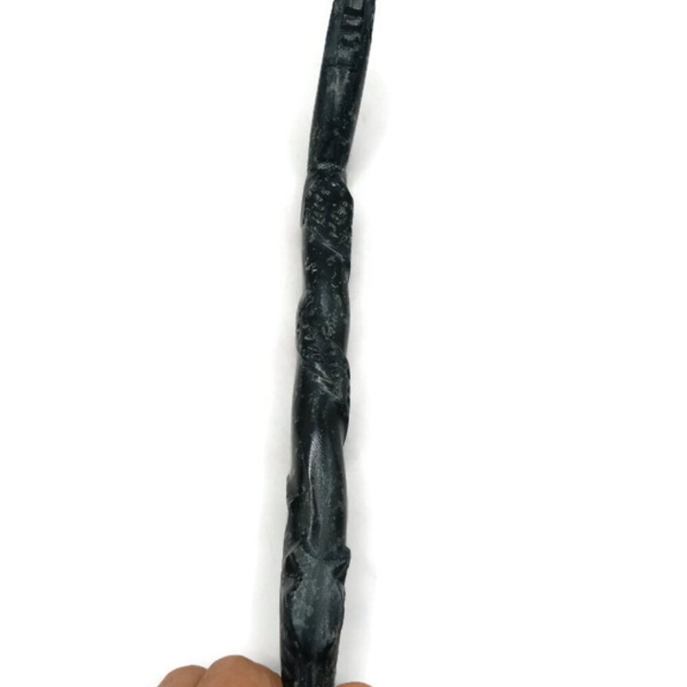 Peruvian Tepi Carved Stone Condor Snake Design Handmade